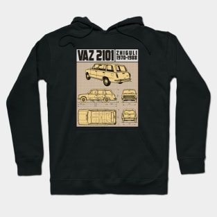 VAZ-2101 ZHIGULI LADA CAR Hoodie